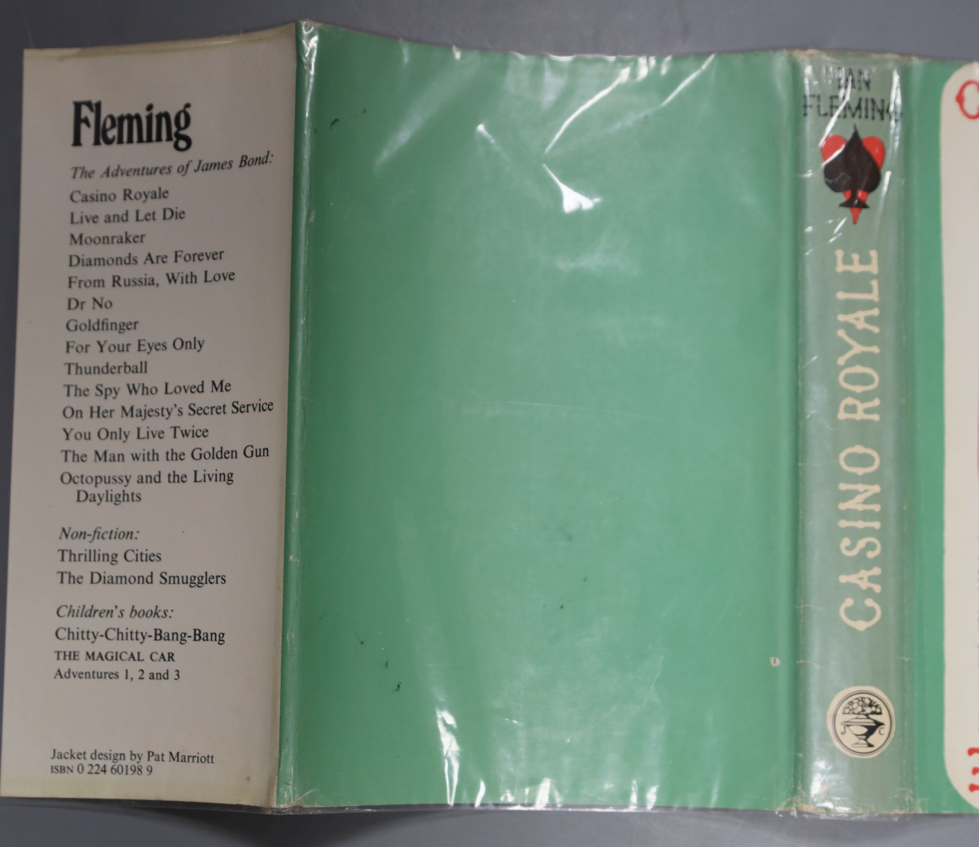 Fleming, Ian - Casino Royale, 4th printing, original cloth, re-issued, 1957